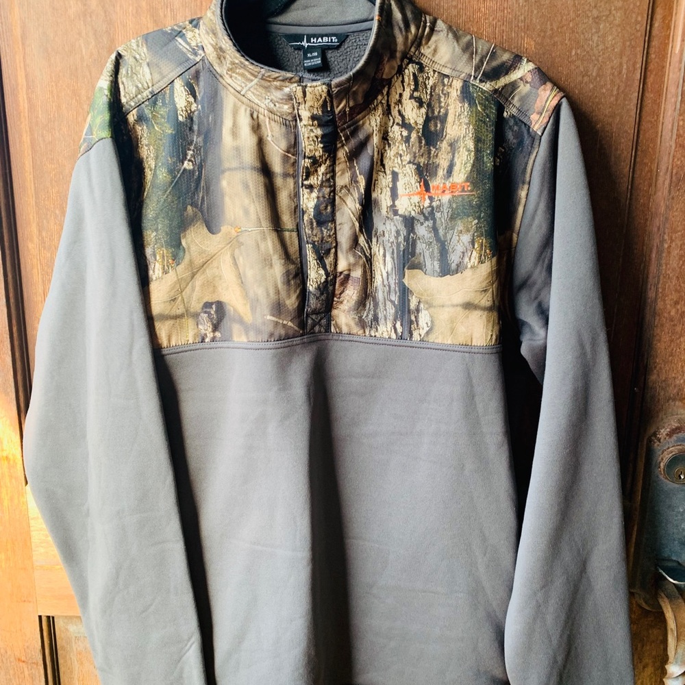 HABIT SWEATER Men's Chinquapin Snap Front Pullover